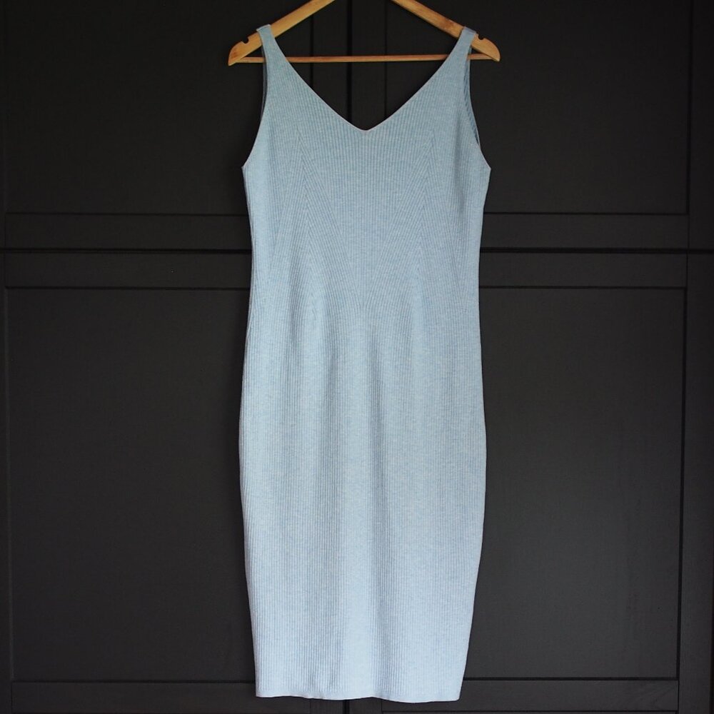 Hudson North | Ribbed Viscose Blend Tank Dress